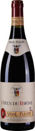 Вино Vidal-Fleury, Cotes du Rhone AOC Rouge, 2021