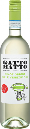 Вино Villa degli Olmi, "Gatto Matto" Pinot Grigio delle Venezie DOC, 2021